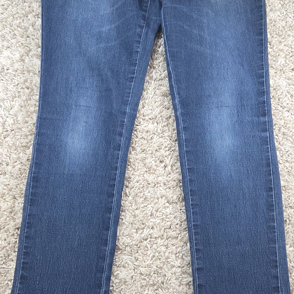Uproar Girls Plus Size 12.5 Blue Skinny Jeans Stretch‎ Denim Adjustable Waist